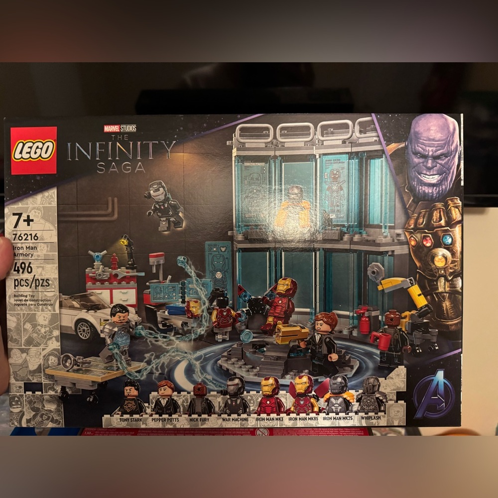 Lego Infinity Saga Marvel Studios Iron Man Armory 76216 - 496 pcs - Brand New